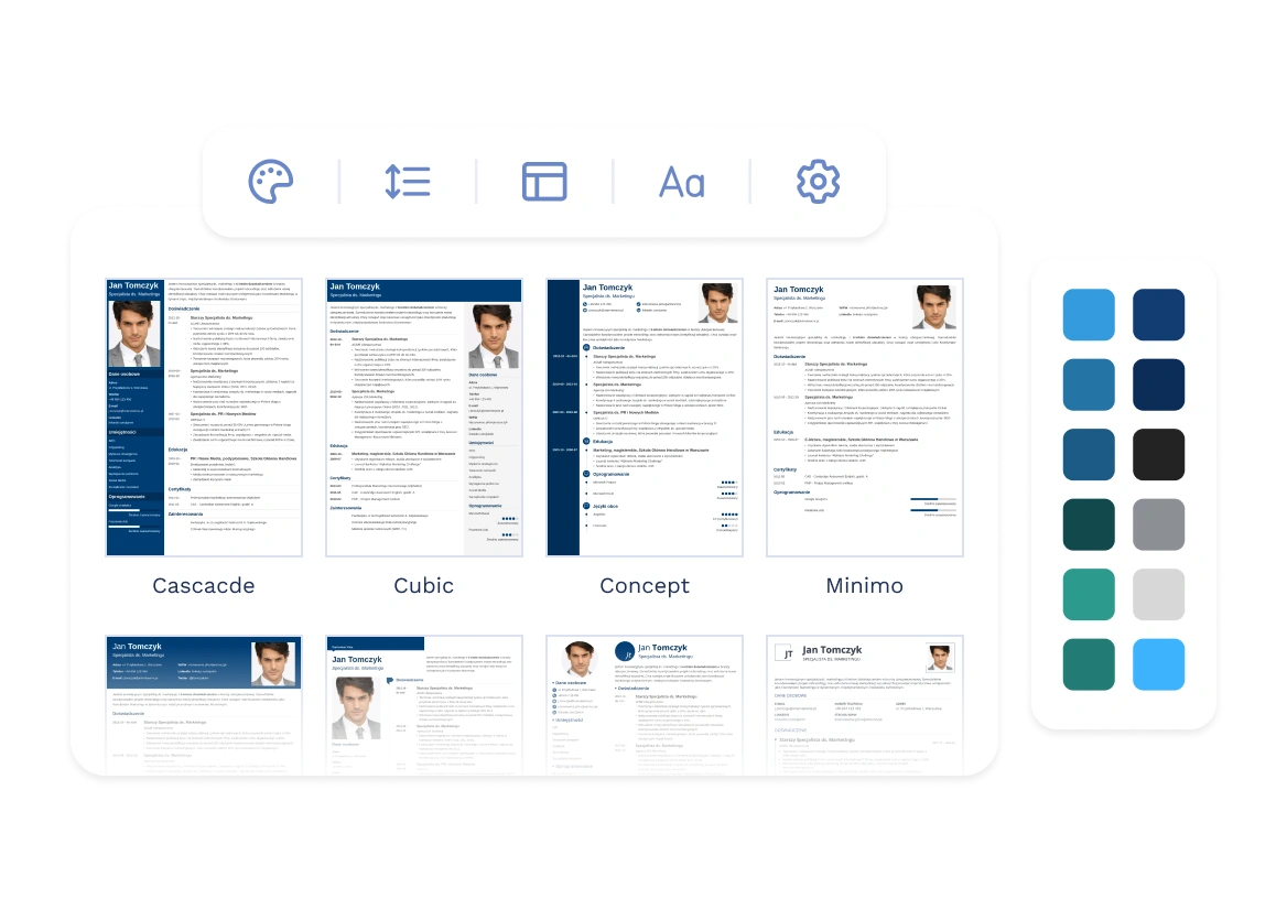 Profesjonalne szablony CV dla różnych branż