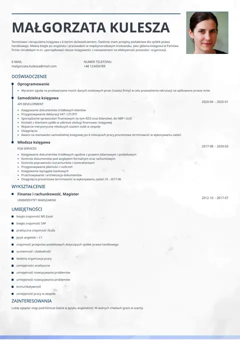 Szablon CV Ceramica