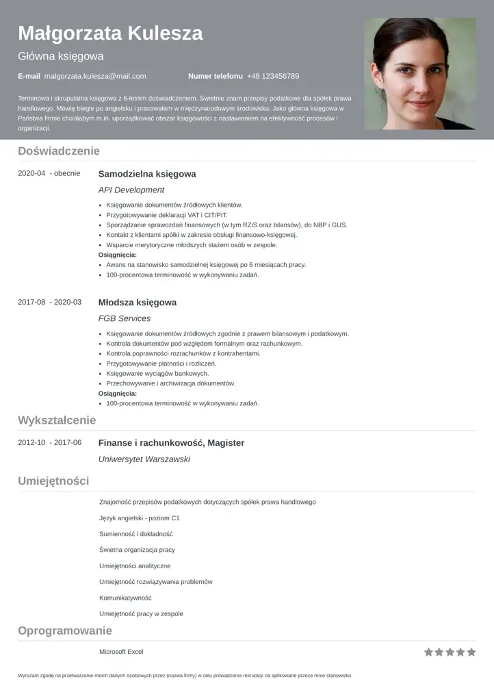 influx cv template gray