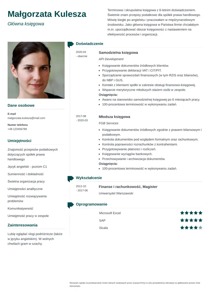 muse cv template green