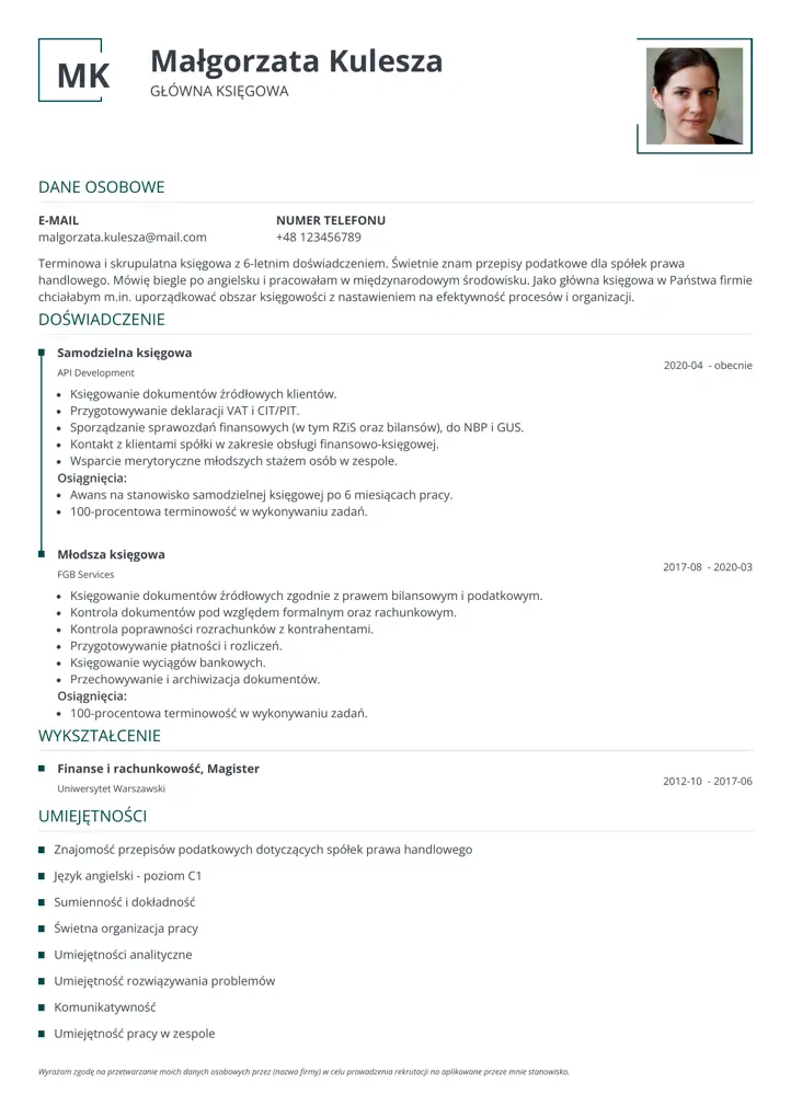 squares cv template green
