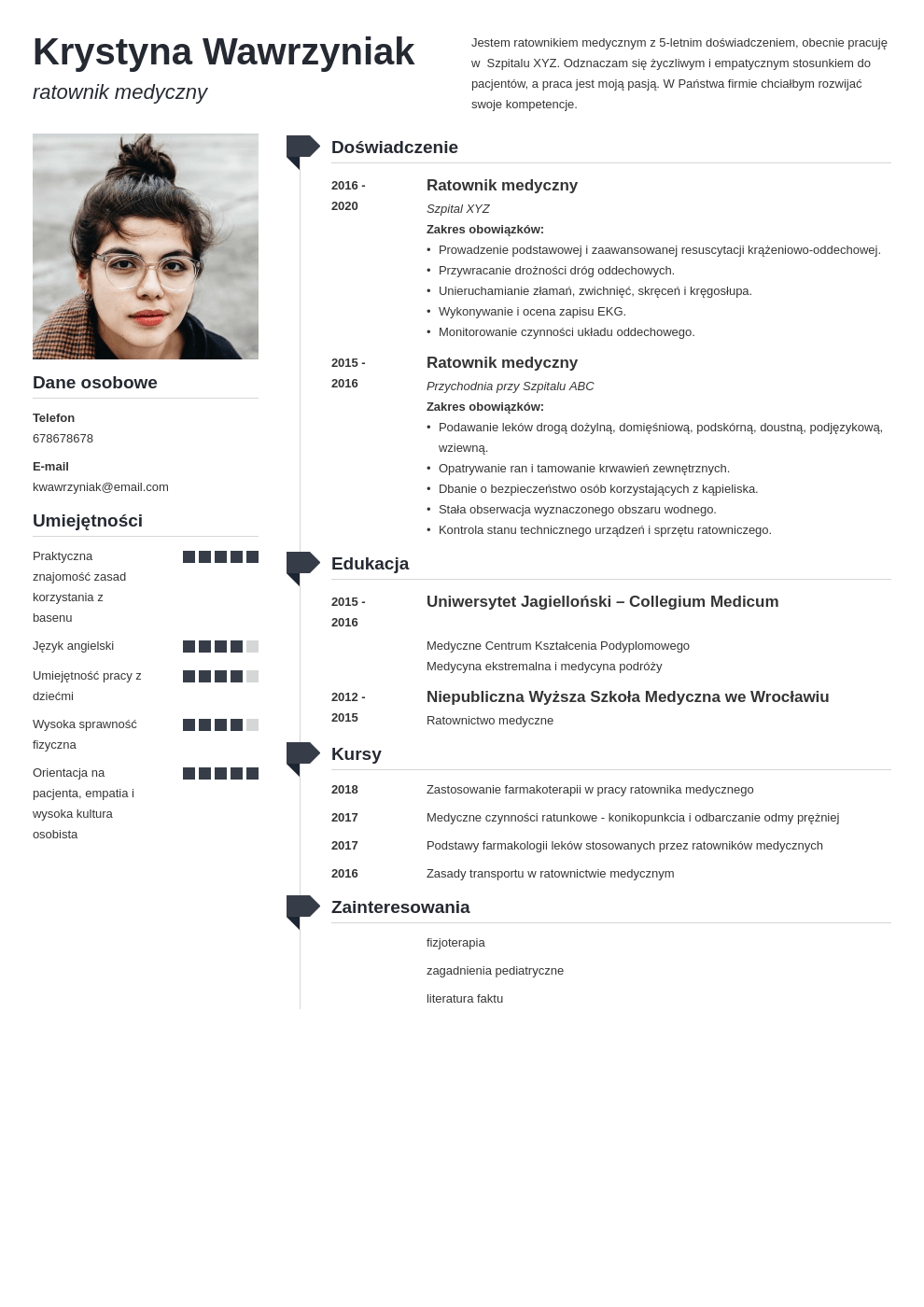 Cv Wzor