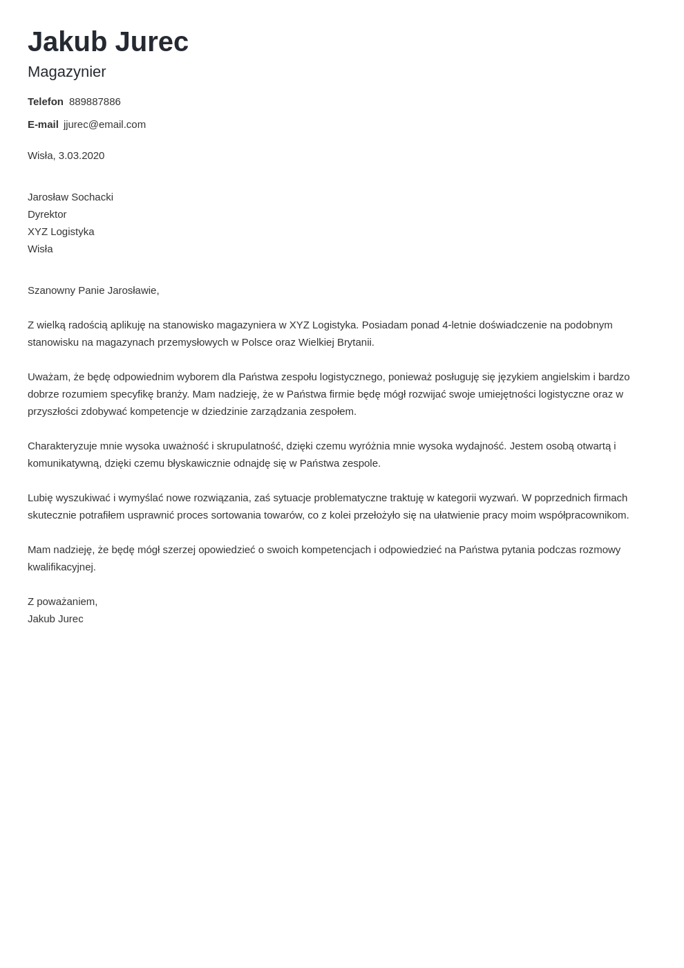 List motywacyjny: poradniki z przykładami (+Wzory i Szablony)