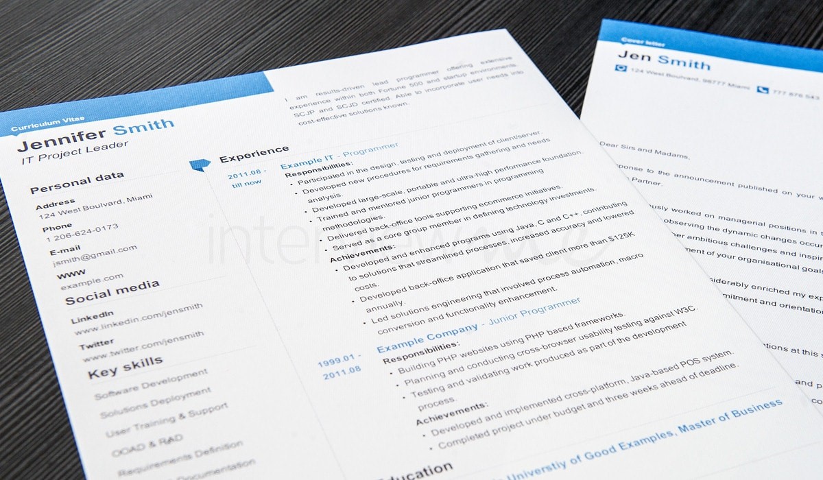 szablony cv po angielsku