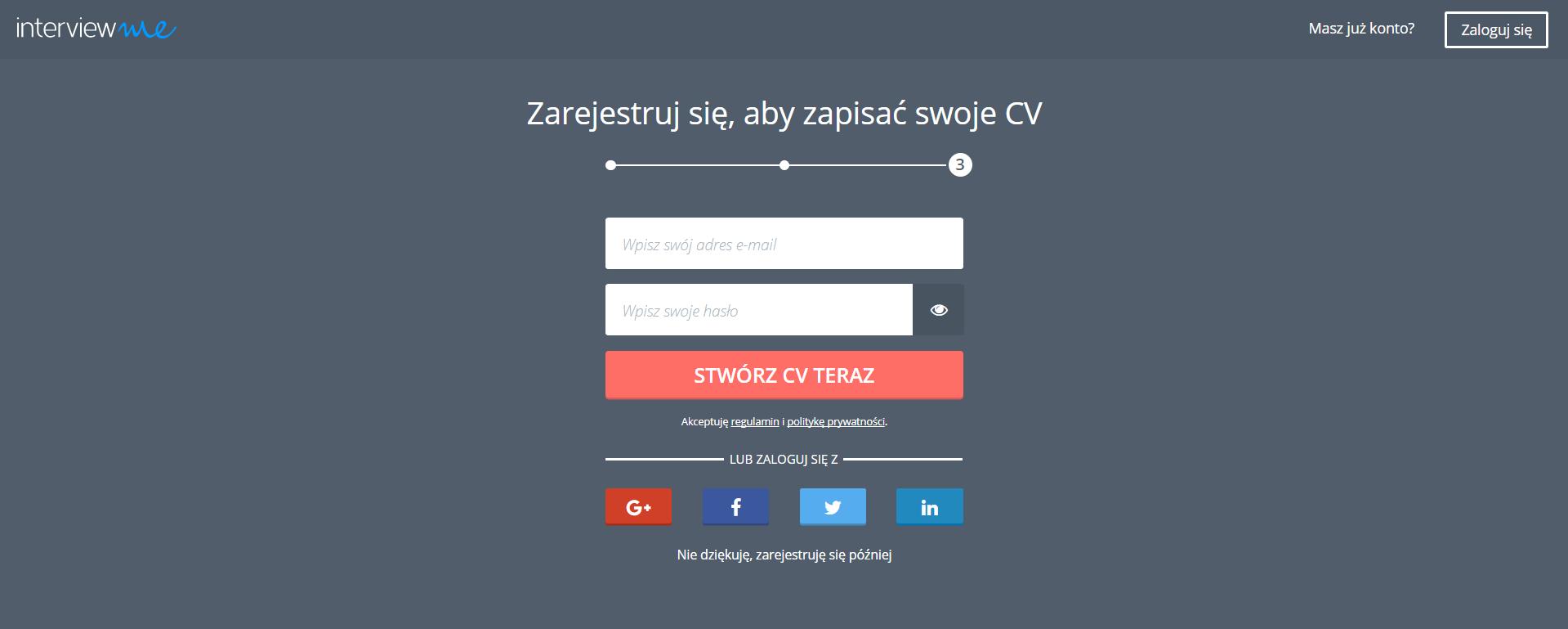 W jakim programie napisać CV