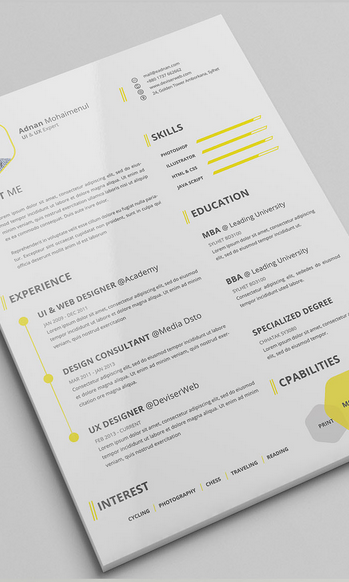 curriculum vitae szablon