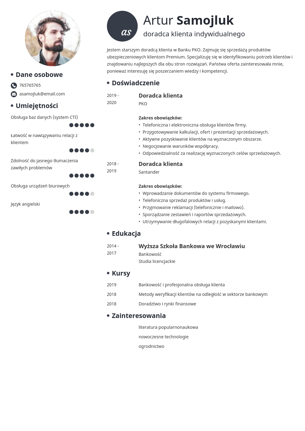 CV design: najlepszy projekt życiorysu [21 best CV designs]