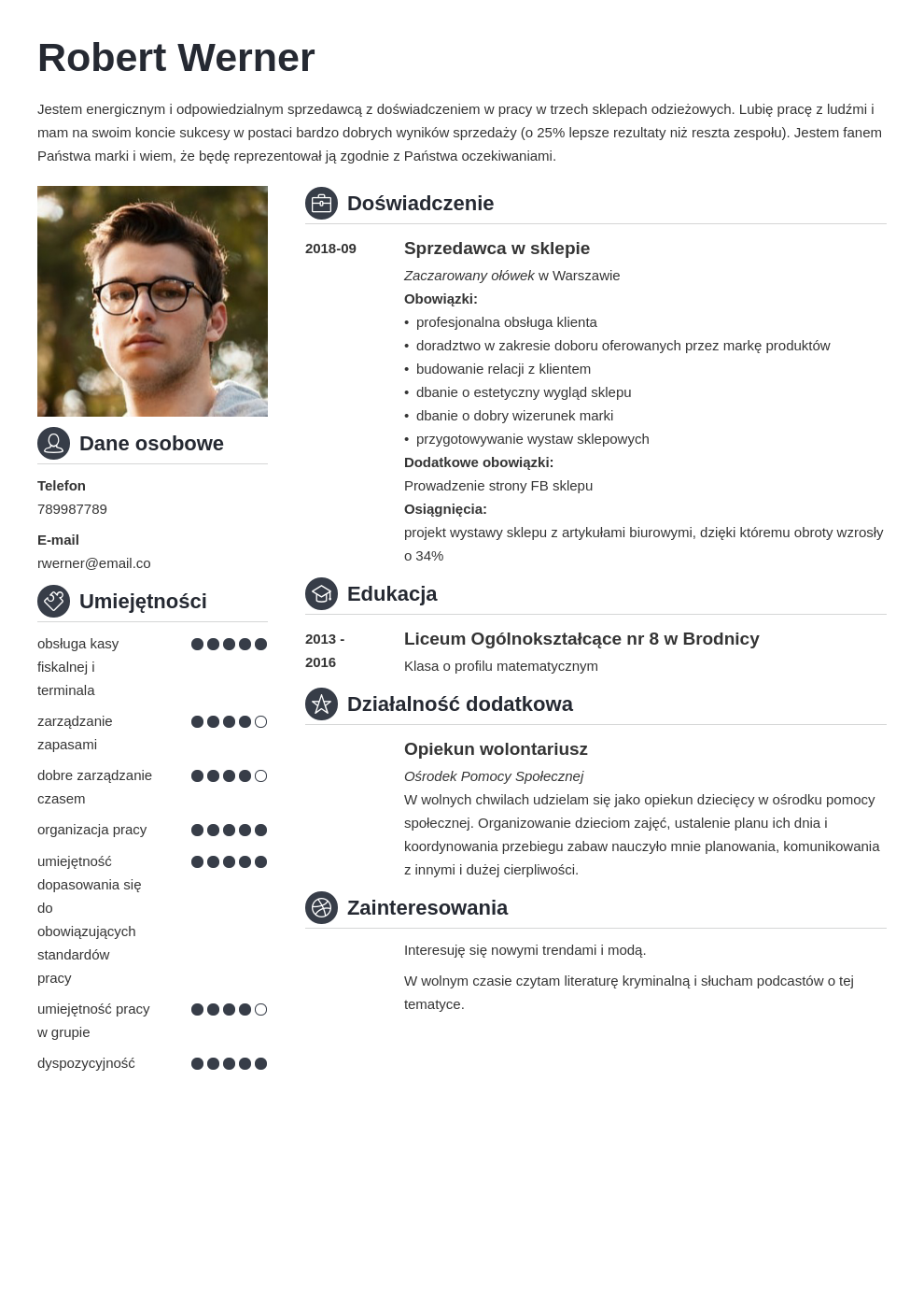 Cv Po Liceum Bez Doświadczenia Wzór CV do sklepu odzieżowego [też dla osób bez doświadczenia]