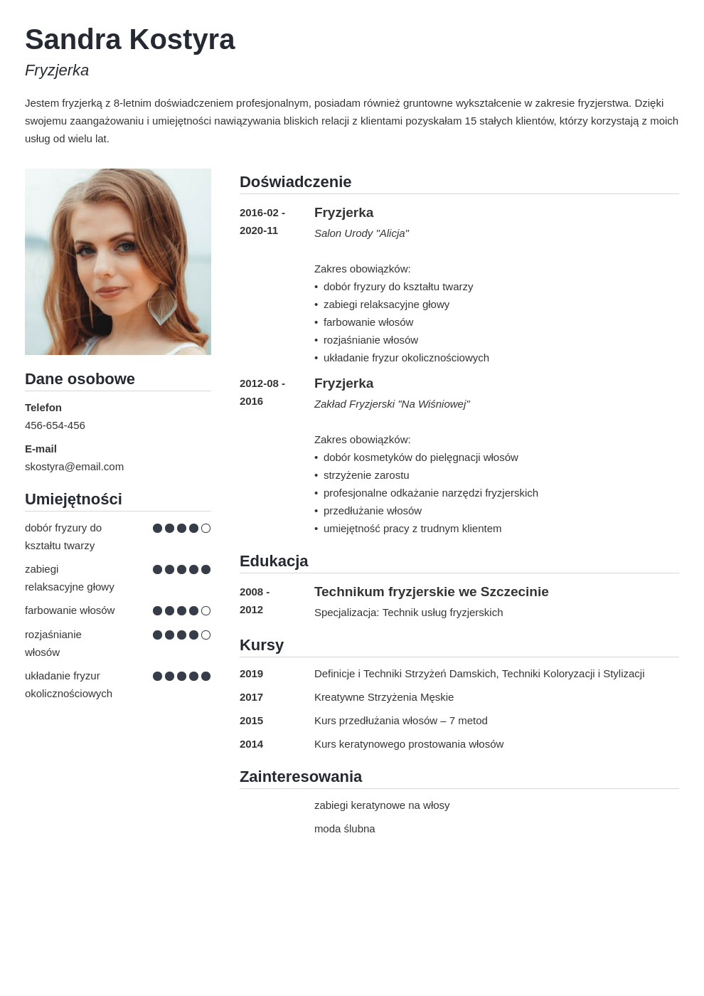 Color resume templates free download picture