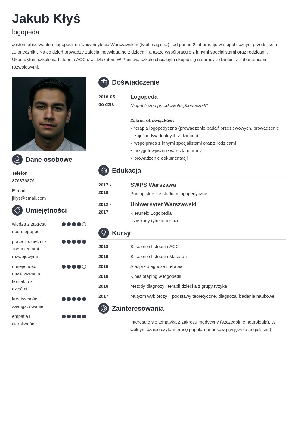 Curriculum vitae logopeda 08 picture