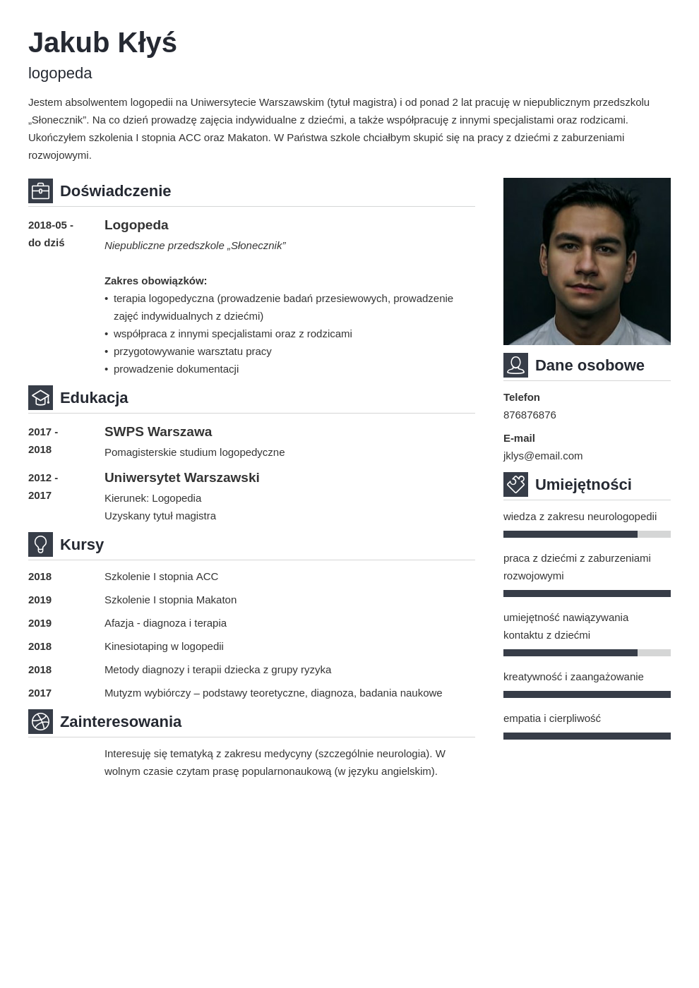 Resume summary examples image
