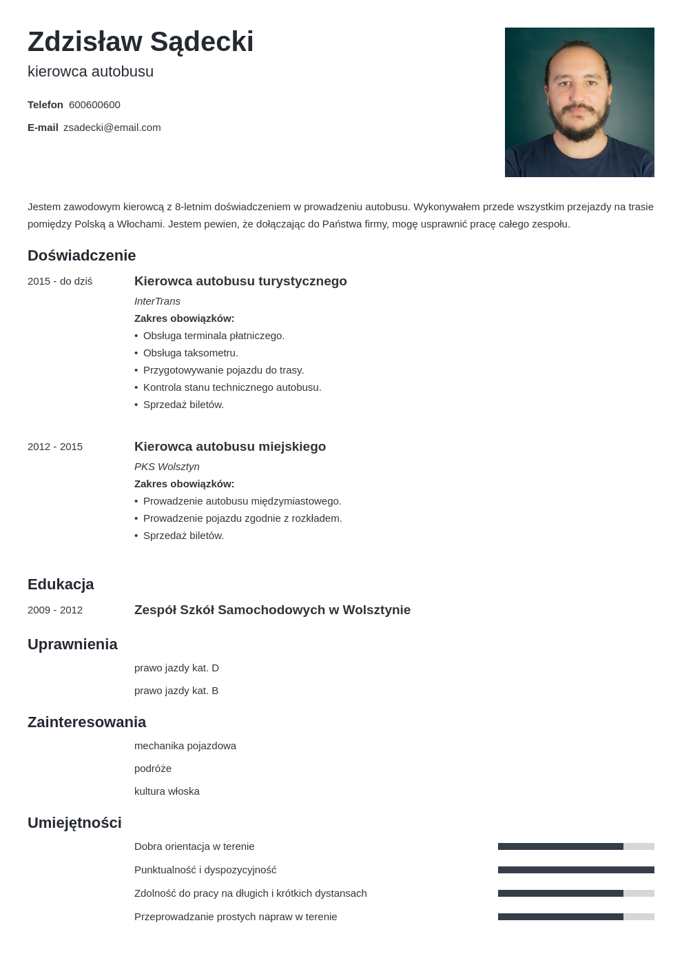 Formularz CV do wypełnienia: 18 formularzy do pobrania w pdf