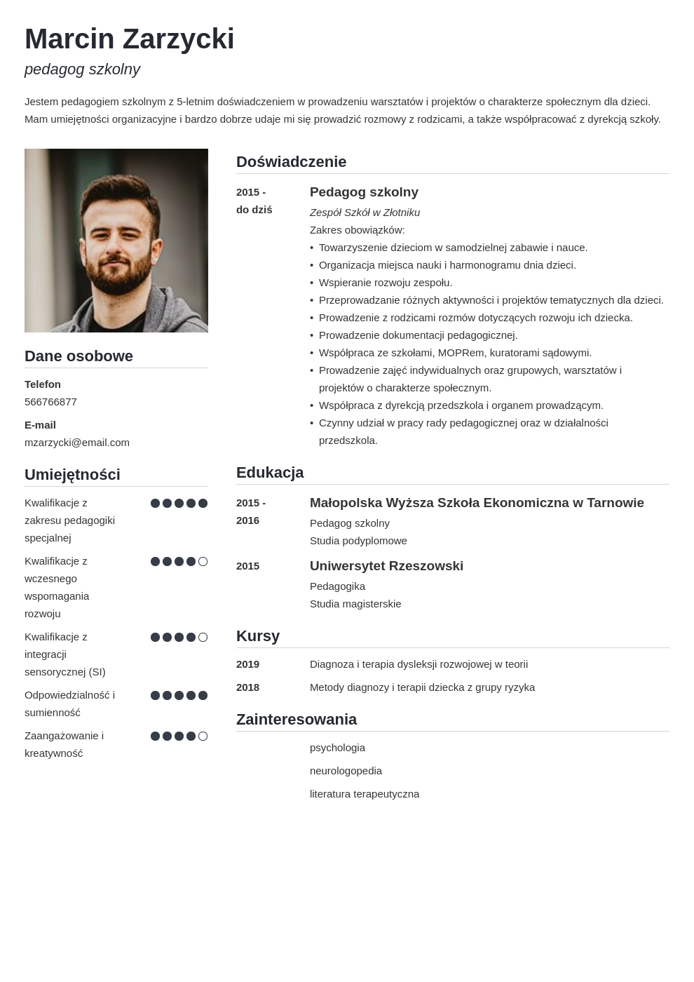 Polskie CV pod lupą - analiza blisko 50 tys. dokumentów [2021]