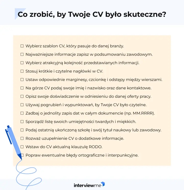 klauzula do cv