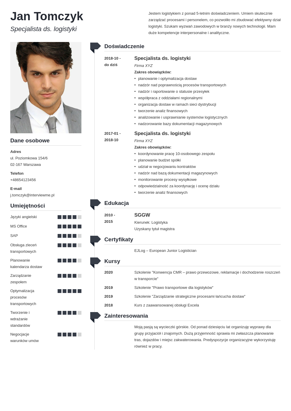 klauzula cv template muse