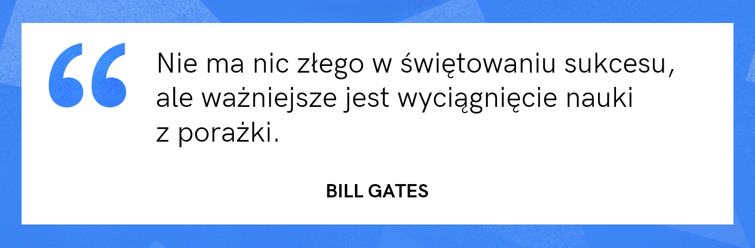 cytat motywacyjny - Bill Gates